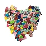 30pcs Love Heart Embroidery Patches Iron On Appliques(Random Color)