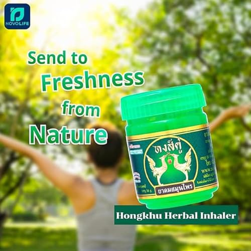 Kiwii Hongkhu Thai Herbal Inhaler, 50g, Green - Image 4