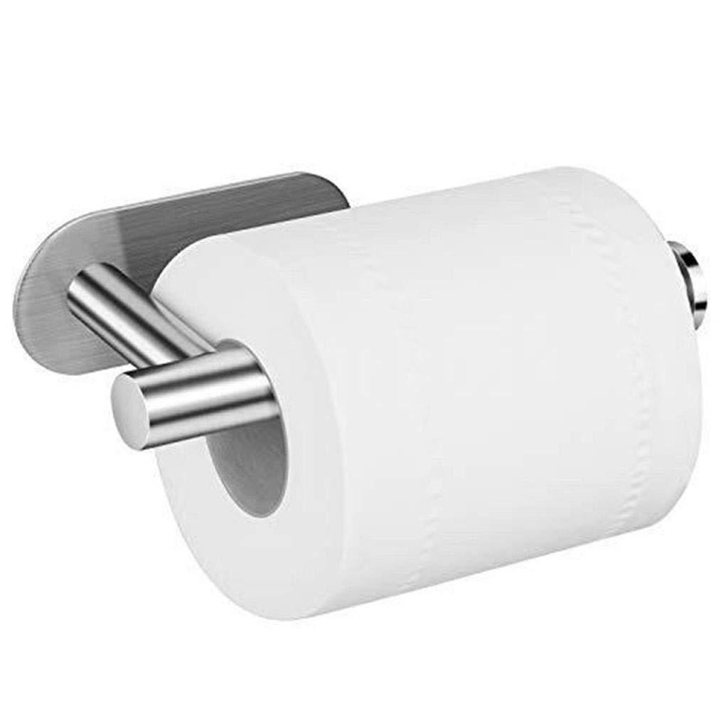 Portarrollos de Papel higiénico, portarrollos de Papel higiénico, portarrollos de baño, toallero de Acero Inoxidable, Montaje en Pared, Soporte de Papel higiénico Adhesivo sin Taladro, Toil