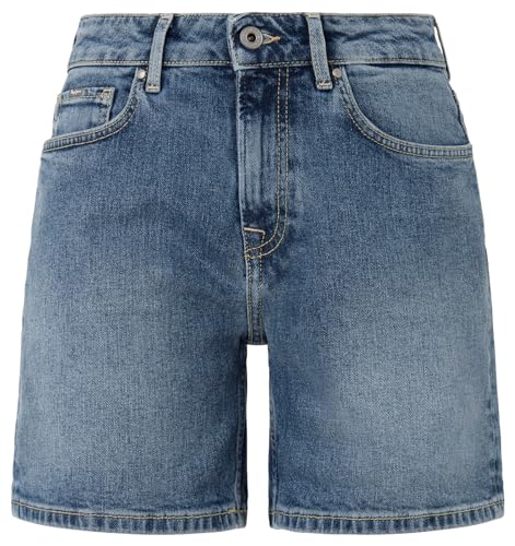 Short en jean Pepe Jeans Maigre Court slim bleu pour femme au style intemporel