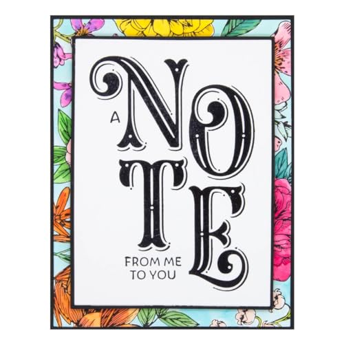 Betterpress A Note from Me to You Spellbinders pour vos invitations et mots doux - 4