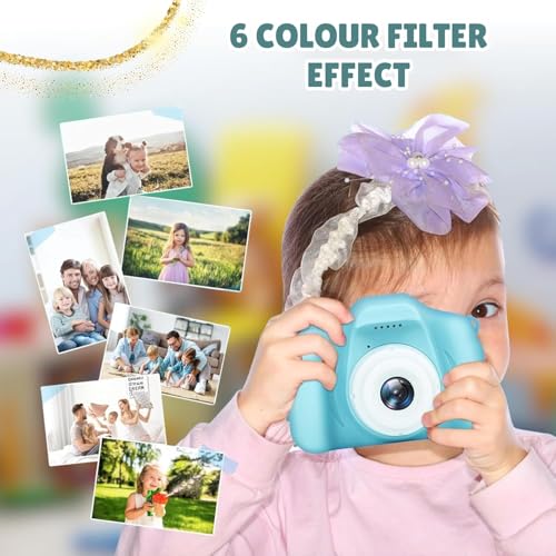 Image of BuyLuxe Kids Camera for Boys & Girls | HD Digital Mini Camera with Video Recording, Photo Capture, Rechargeable Battery | Lightweight & Portable Toy Camera for Kids