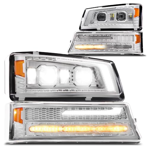 Image of TRUE MODS Full LED Headlight Assembly for 2003-2006 Chevy Silverado 1500