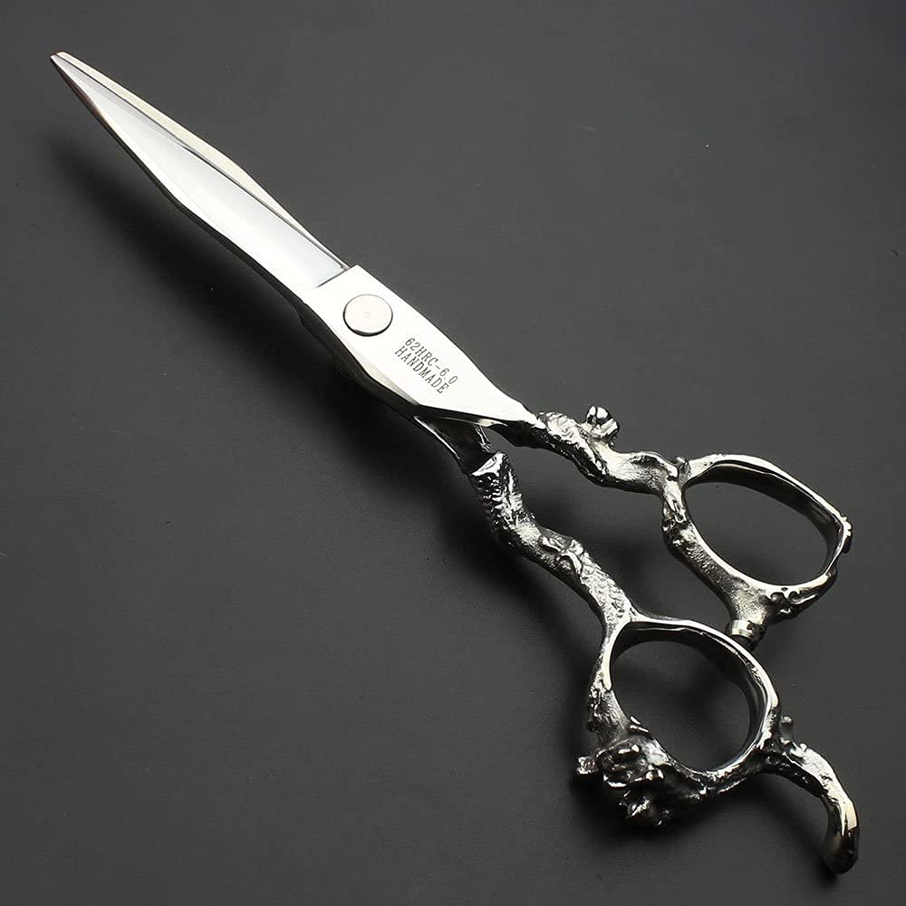 Lot de ciseaux de coupe professionnels de 15,2 cm en acier inoxydable pour coupe de cheveux, idéal pour homme et femme