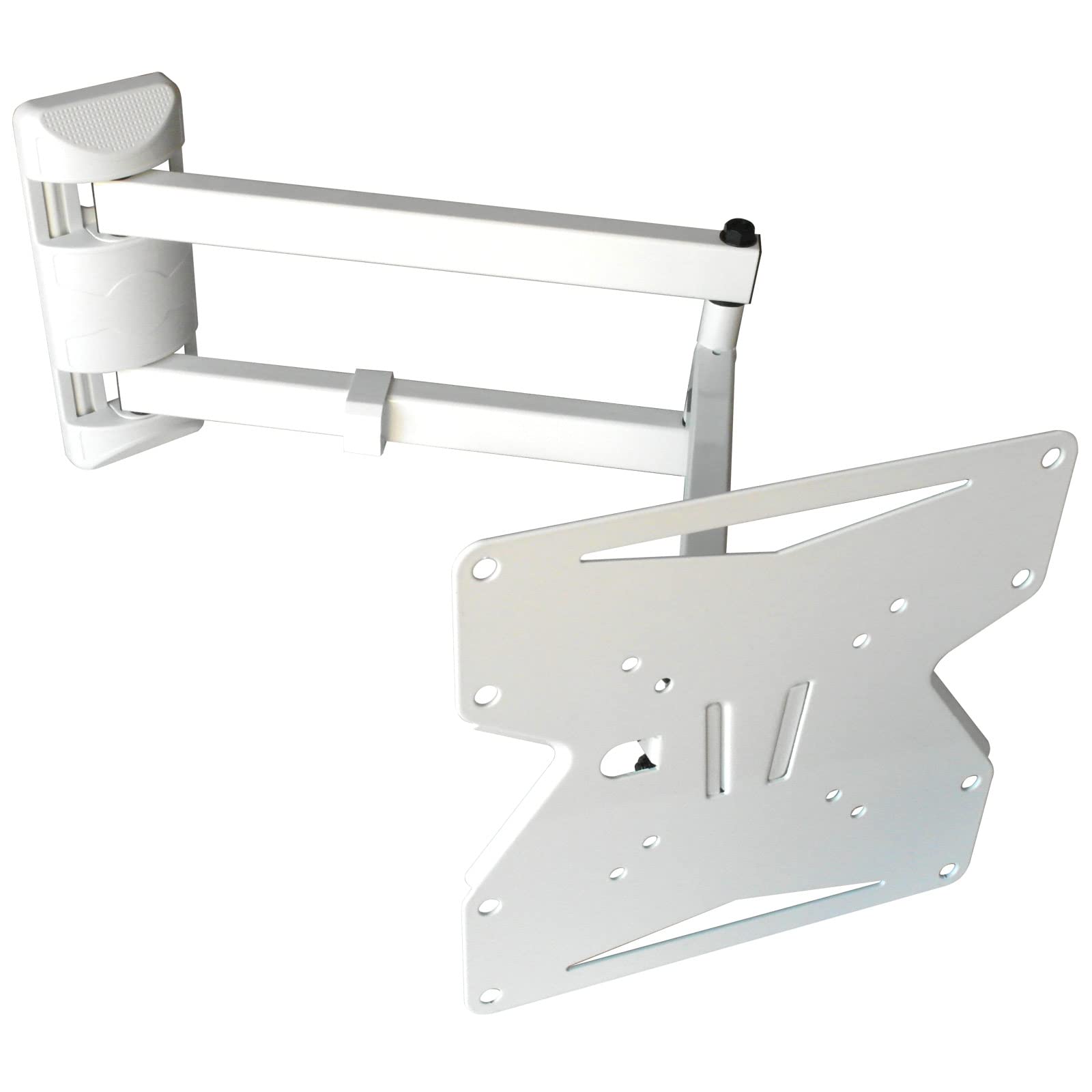 Supporto da parete per TV bianco - extra piatto - per schermi e monitor da 13' - 32' pollici con VESA 50 75 100 Modello: WHW-13 Supporto da parete per TV bianco - extra piatto - per schermi e monitor da 13' - 32' pollici con VESA 50 75 100 Modello: WHW-13