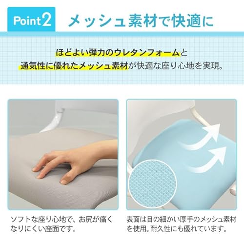 LOOKIT ミーティングチェア ネスティング ４脚セット 会議用椅子 折りたたみ 取っ手付き グレー Rap-NCM-S4 [4]