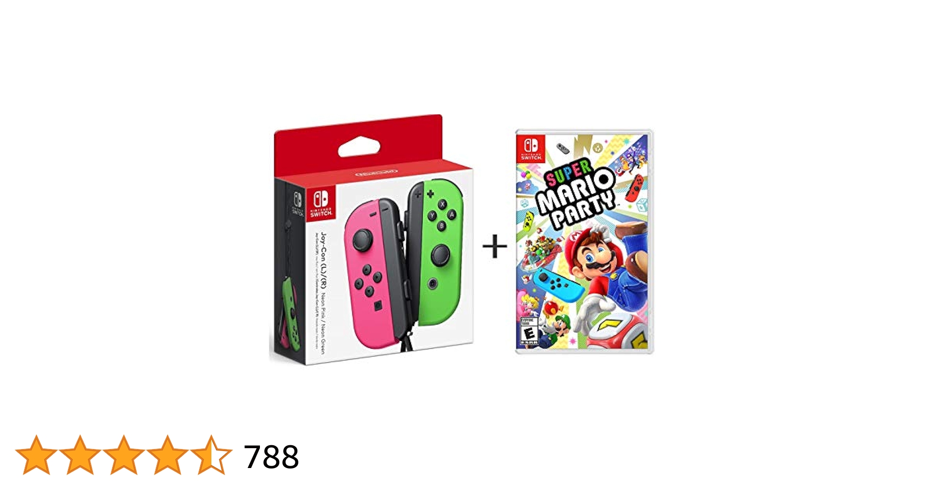 SUPER MARIO PARTY Joy-Conセット Amazon.com: Super Mario Party™ + Red & Blue Joy-Con™ Bundle