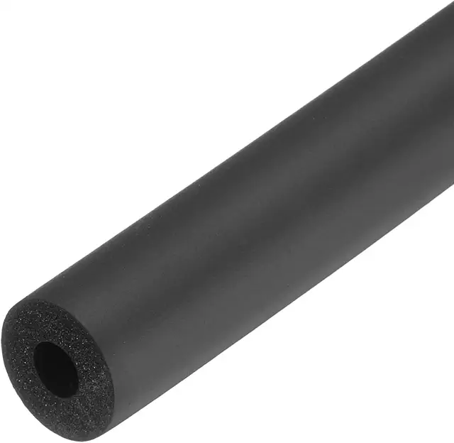 QUARKZMAN Coquilla Aislante 2Pcs Tubo Espuma Aislamiento 6mm ID 15mm OD 20" Negro