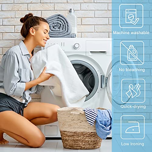 JARAGAR Shower Curtain, Polyester Fabric Waterproof Bathroom Curtains Marble Pattern Shower Curtains Mould Proof Resistant Bath Curtains, 71 x 71 inch - Cosy Home Interiors JARAGAR Shower Curtain, Polyester Fabric Waterproof Bathroom Curtains Marble Pattern Shower Curtains Mould Proof Resistant Bath Curtains, 71 x 71 inch - Image 6