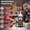 Wood Glue, Strongest Glue for Woodworking, Waterproof Clear Wood Glue for Furniture Heavy Duty, Interior & Exterior Furniture Glue for Crafts, Furniture, Baseboard, cabinets, Door (150g)