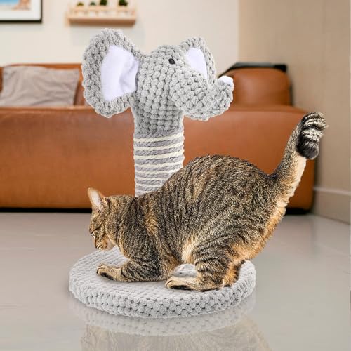 Rascador para Gatos en Forma de Elefante, Pequeño Tamaño miniatura 6