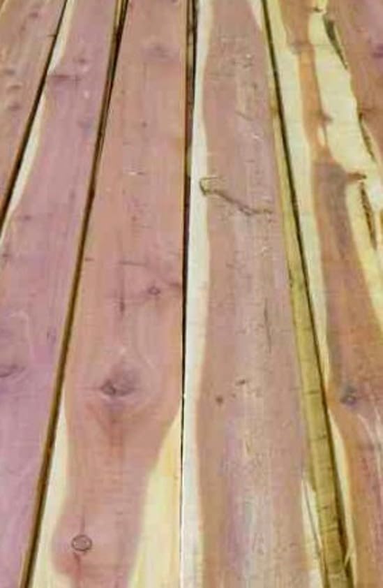 Pack of 2 Red Cedar 1/4" Thick, Up to 5" Wide, 24" Long. You Choose Width. Thin Solid Wood Lumber Boards (1/4x4x24)