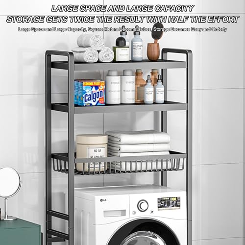 Support de séchage de laveuse et de sécheuse en acier à 3 niveaux vertical