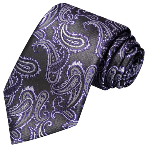 Image of KissTies Mens Paisley Tie And Pocket Square Necktie Sets