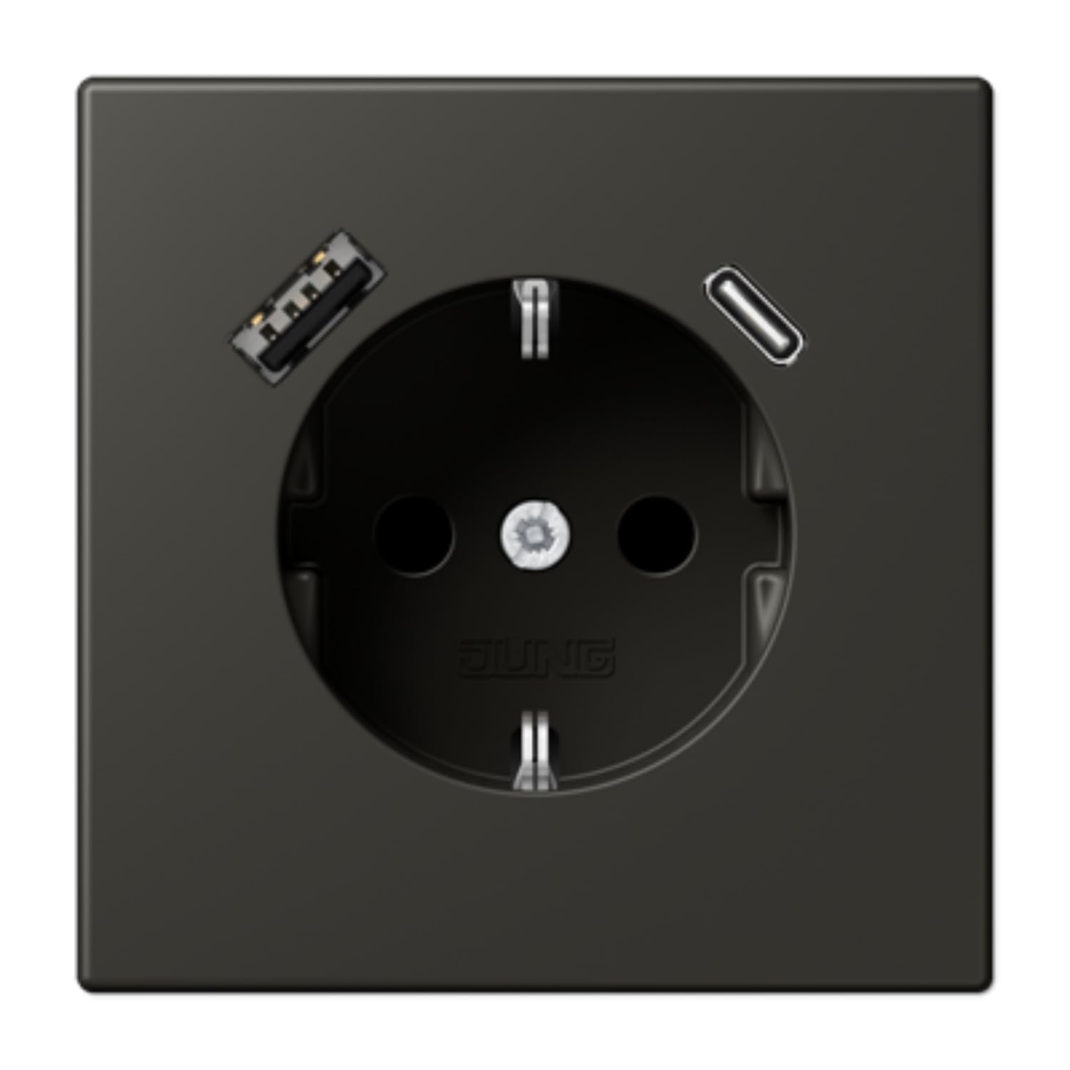 Prise USB type AC LC4320R finition haut de gamme JUNG compatible