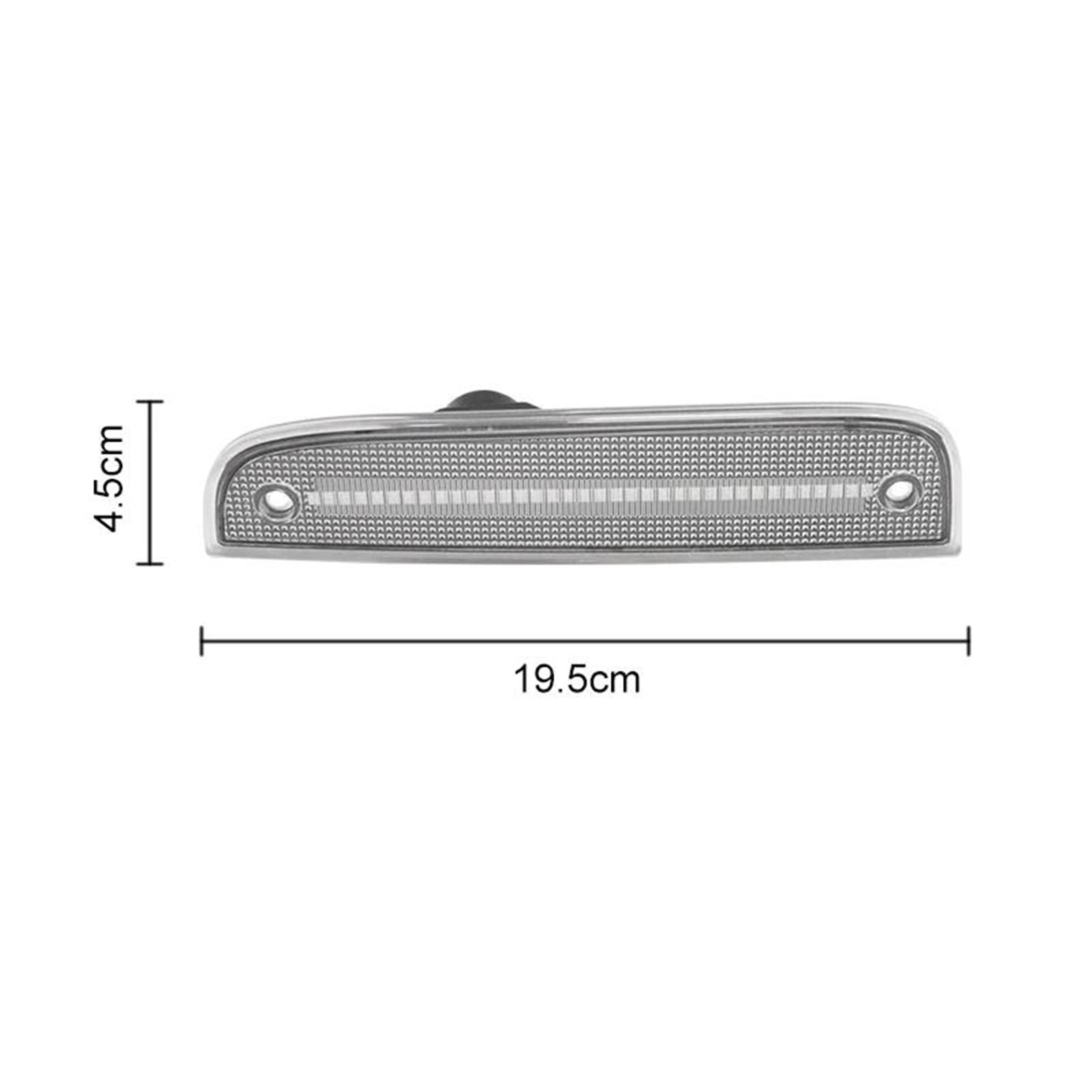 Indicatore Luminoso Luci Di Posizione Laterali Anteriori Dinamiche A LED Lente Fumé Indicatori Di Direzione Ambra Sinistra E Destra Per Jeep Per Cherokee 1997-2001 Indicatore Di Direzione(Yellow LED D