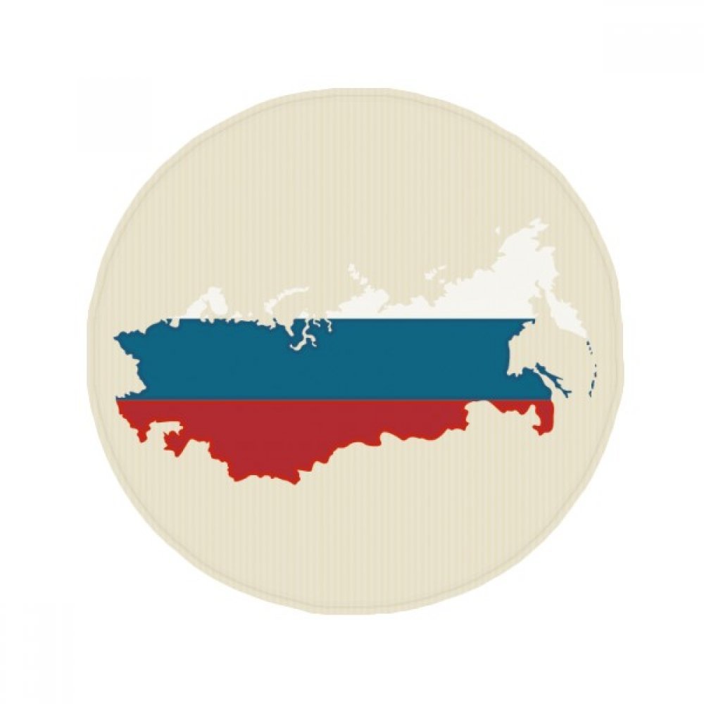 Tapis rond Russie de 50cm anti-dérapant pour cuisine et salon