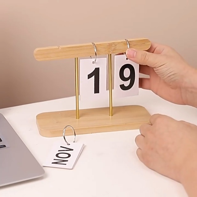 Bloc De Bureau Permanent Calendrier De Table Bricolage Créatif