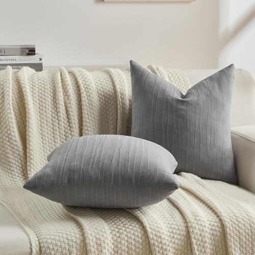 Housse de coussin 60x60 super doux avec fermeture éclair cachée Ystyle - 6