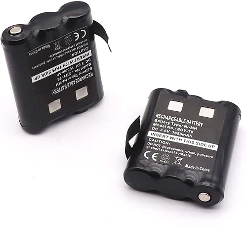 Miniatura 4 de 2 baterías de 1650 mAh PMNN4477AR compatibles con Motorola Talkabout T200 T260 T265 T270 T280 T400 T402 T460 T465 T470 T475 T480 T500 T503 T6 32 T40