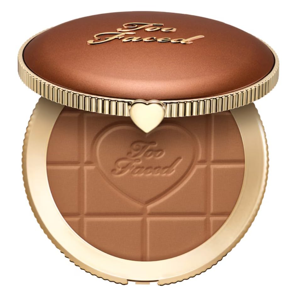 Too Faced Cosmetics ORIGINAL | Chocolate Soleil Bronzer - Polvos bronceadores ligeros con acabado mate | MATTE BLURRING BRONZER | by BELLA (MILK CHOCOLATE, 8.00 g (Paquete de 1))