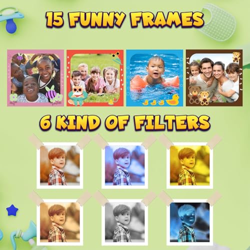 Image of Kids Smartphone Toy with MP3 Music Player Dual Camera for Selfies in-Built Games 2.4 inch Screen 8MP Camera Toys for Boys & Girls (Z7 Purple)