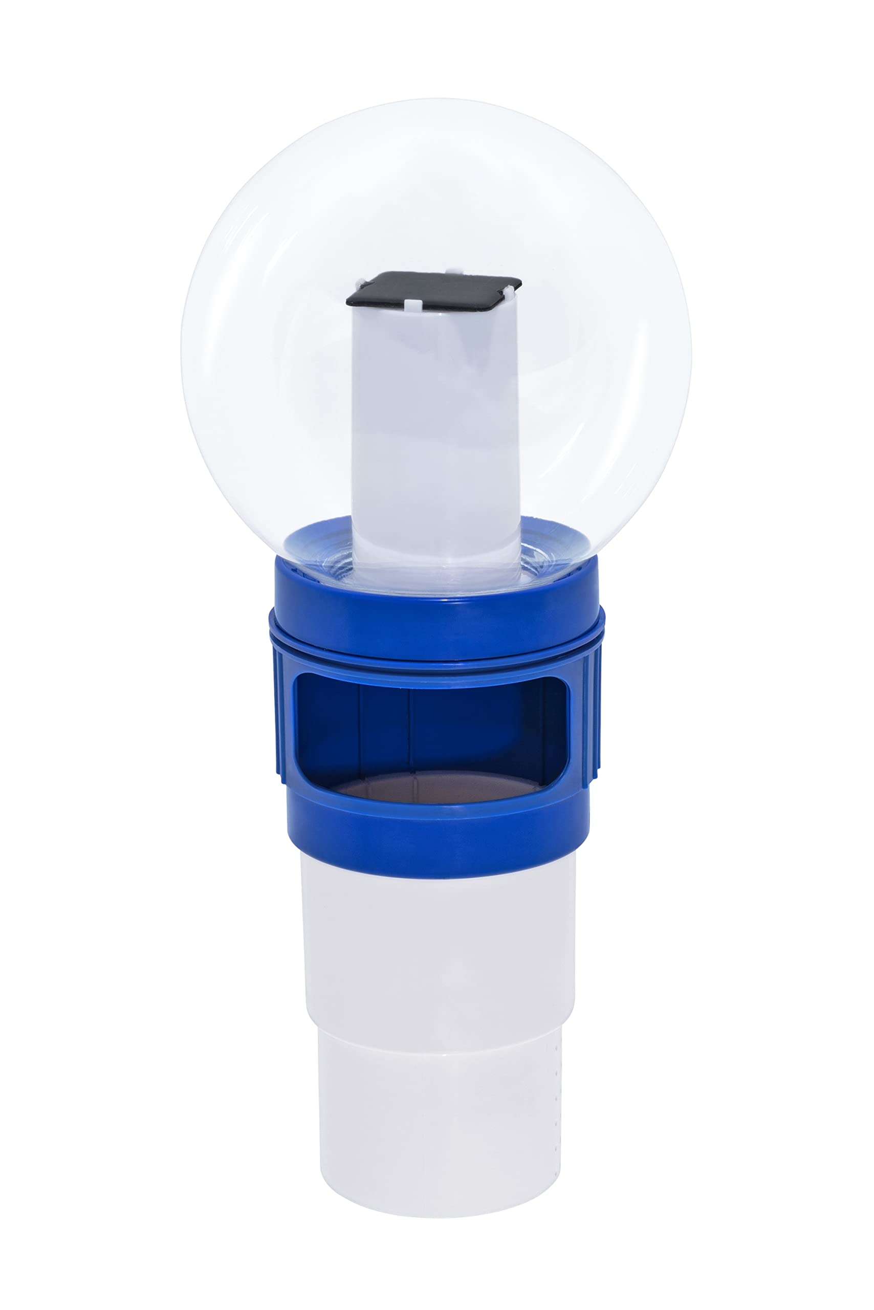 Bestway SolarSphere LED Chemical Dispenser, Blue and White, 18 x 18 x 40 cm