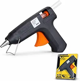 Pistola de Cola Quente Profissional 60W, Bivolt 127/220V, Aquecimento Rápido – Bico Fino para Artesanato e Reparos