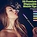 Hookah Accessories Set, with 100 Disc Charcoal, 50 Disposable Mouth Tips, Hydro 5 Flavor Assortments, 100 Pre-Punched Aluminum Foil Covers (Instant Light)