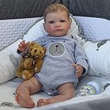 SCOM Realistic Reborn Baby Dolls - Tobiah, 19-Inch Soft Body Newborn Baby Dolls Boy, Lifelike Reborn Baby Dolls for Kids 3+