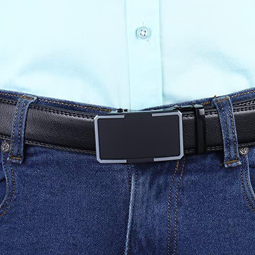 Urban Alfami Men's Tan Leather Belt - 35mm Wide, Adjustable Fit, Sizes 28-46, 5-10 Year Durability