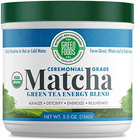 Green Foods Organic Matcha Green Tea, 5.5 Ounce