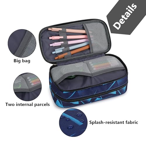 Image of Mountain guest Pencil Cases for kids, Large Capacity Pencil Pouch, Office College School Marker Organizer Case pen for Men Women Adult Teens