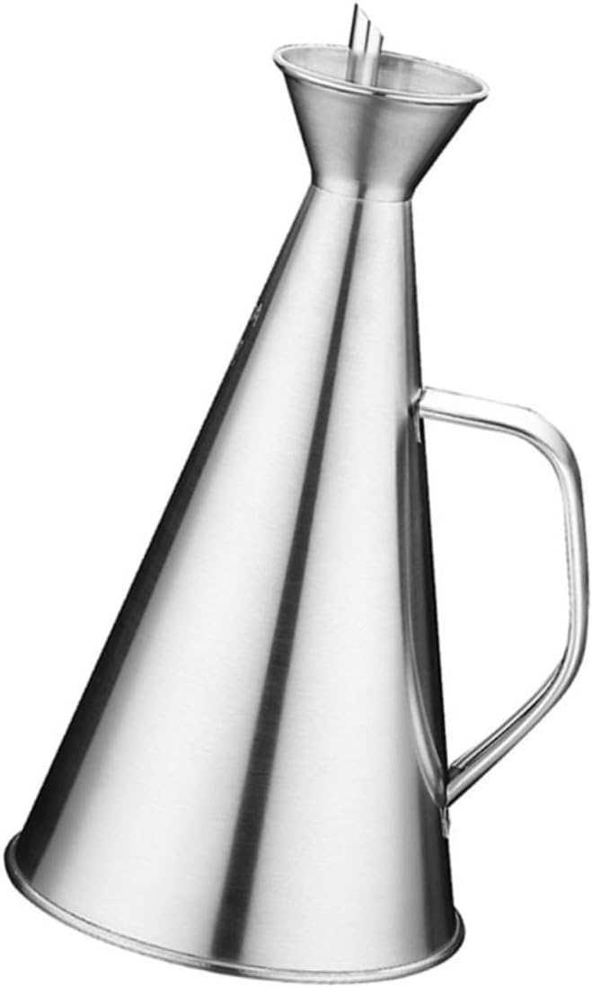 Unomor Stainless Steel Oil Dispenser Bottle Spray and Pour Oil Dispenser Leakproof Spout Sauce Pourer