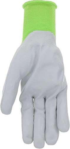 Miniatura 4 de MUD Everyday - Guantes de trabajo de palma de cuero sintético reforzado de alta destreza para mujer