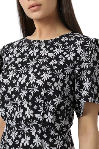 Image of Van Heusen Women's Fit and Flare Knee Length Printed Formal Dress