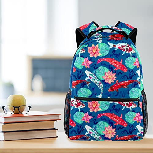 Sac à dos de voyage bleu Leisure Campus medium avec compartiments
