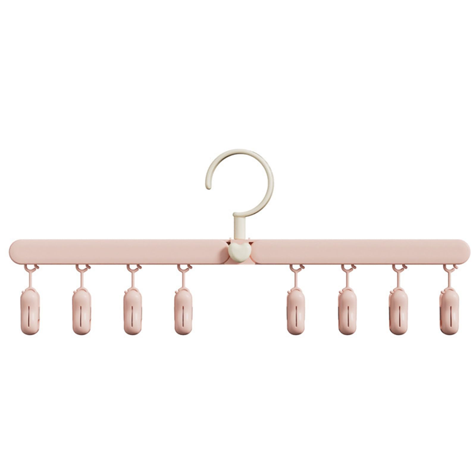 Tsophreniq Space Saving Underwear Hanger Foldable Clothespin Multifunctional Laundry Clip Innovative Sock Hanger for Home Use Foldable Sock Clamp