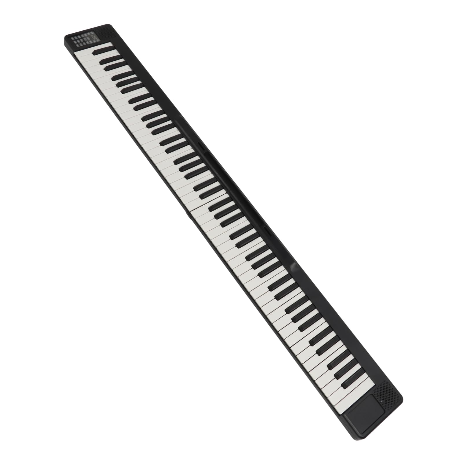 128 Tonos, 128 Ritmos, 15 Canciones de Demostración de Piano Plegable Piano órgano Electrónico Inteligente con Altavoz para Práctica y Entretenimiento