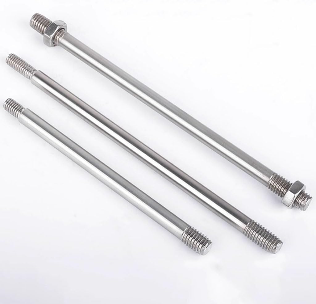 Stainless Steel Rod For Float Valve, Floating Ball Valve Connecting Rod，M6 Stainless Steel Screw Bar, Float Valve Accessories(6MMx 6cm)
