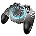 PUBG Mobile Controller con Fan Ventola Raffreddamento, Joystick Smartphone Trigger 6 Finger Gamepad L1 R1 L2 R2 per Telefono Cellulare iPhone iOS Android