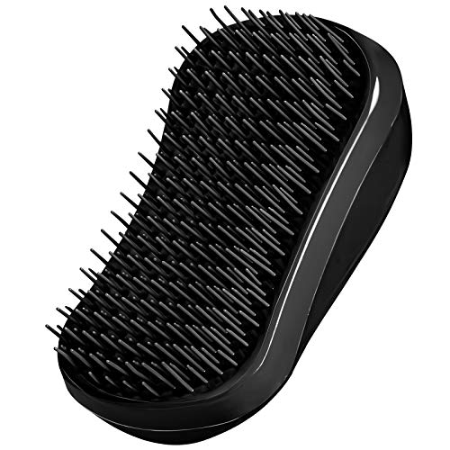 HEETA Detangling Hairbrush Detangler Hairbrush Knot-Free Hairbrush Curly, Thick, Wavy Fine Afro Tangled Hair Wet & Dry Use Reducing Hair Tangle, Smooth Hair for Men Women Kids, and Pets (Black)