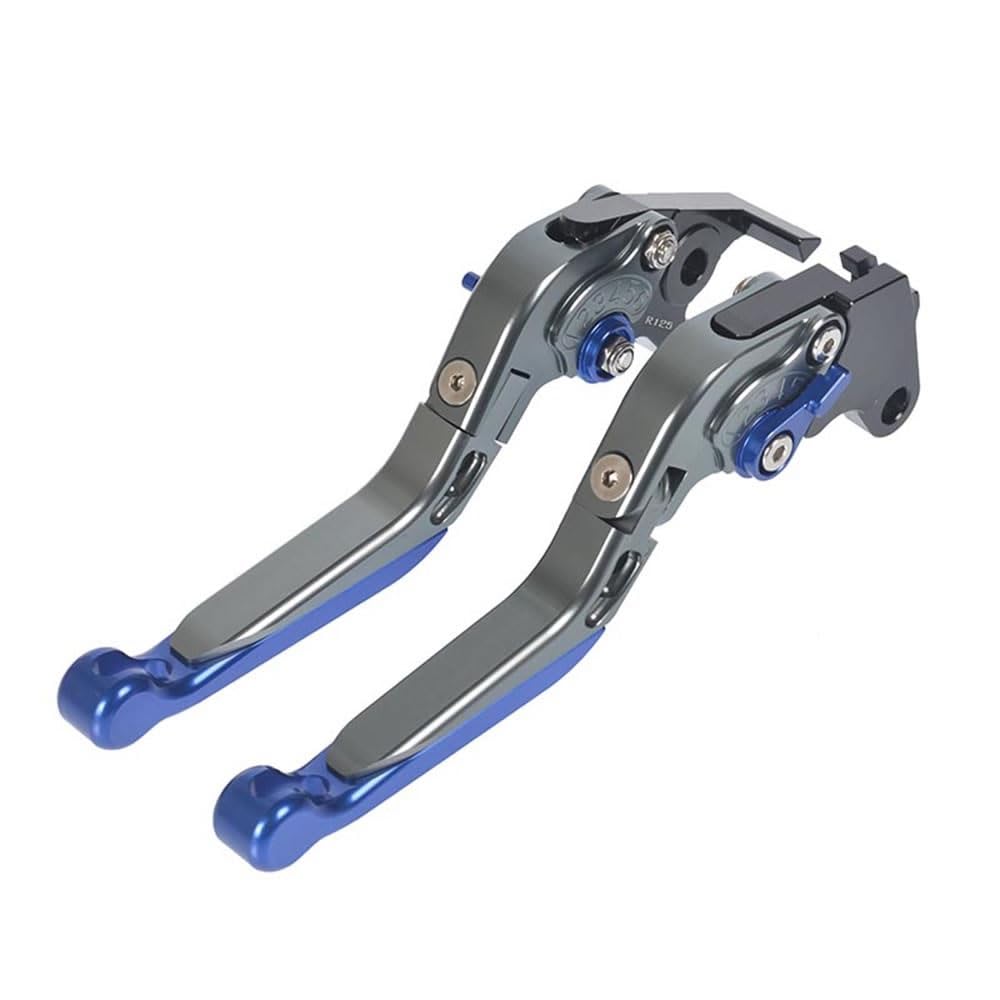 Ningruibhd Gray Blue Brake Levers Clutch Lever For Cbr1000rr For Fireblade Brake Clutch Levers Motorcycle Cnc Folding Extendable Brake(Gray Blue)