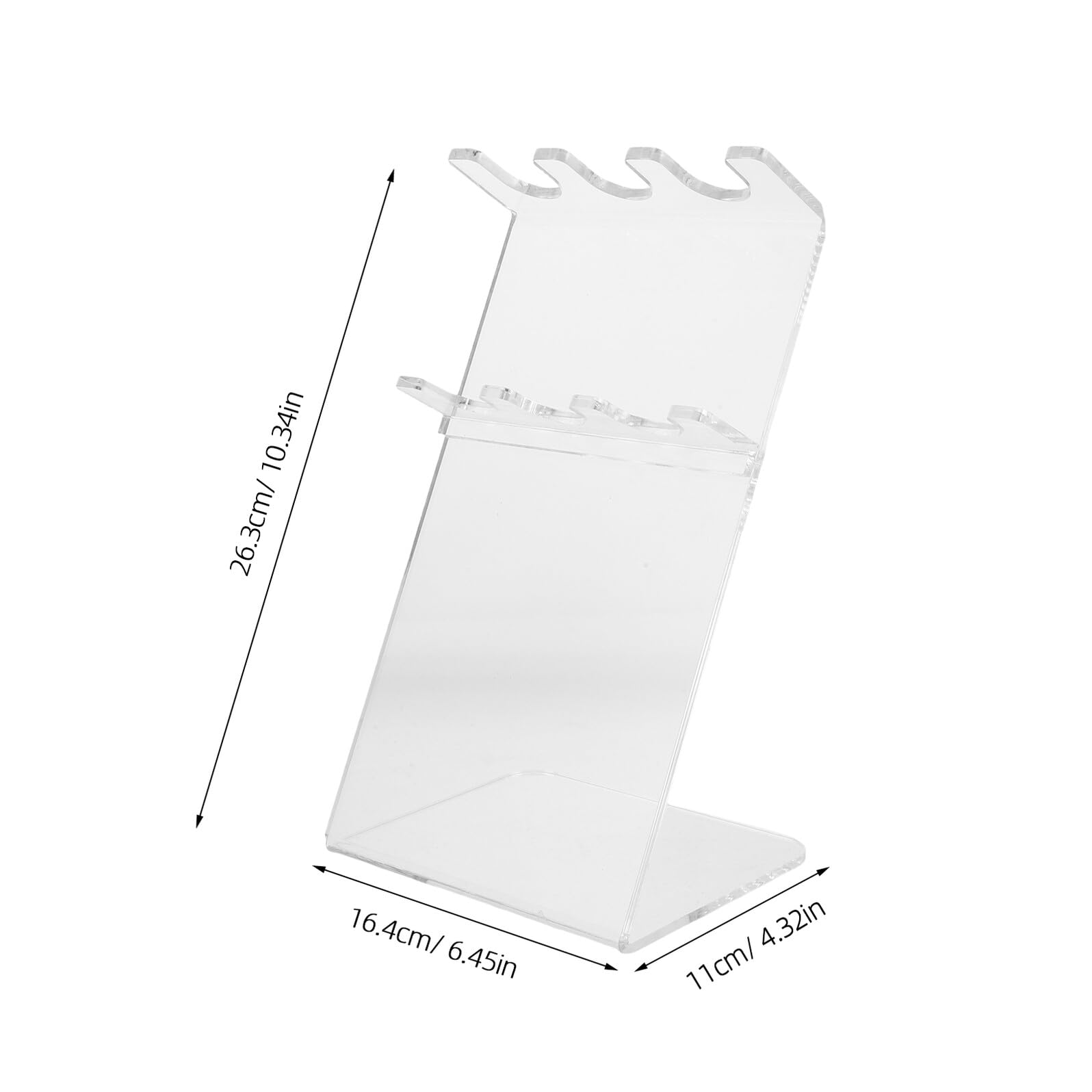 SHINEOFI Supporto per Pipette in Vetro Design Moderno a 3 Scomparti, Compatto e Facile da Pulire, per Uso in Laboratorio Domestico o Scientifico