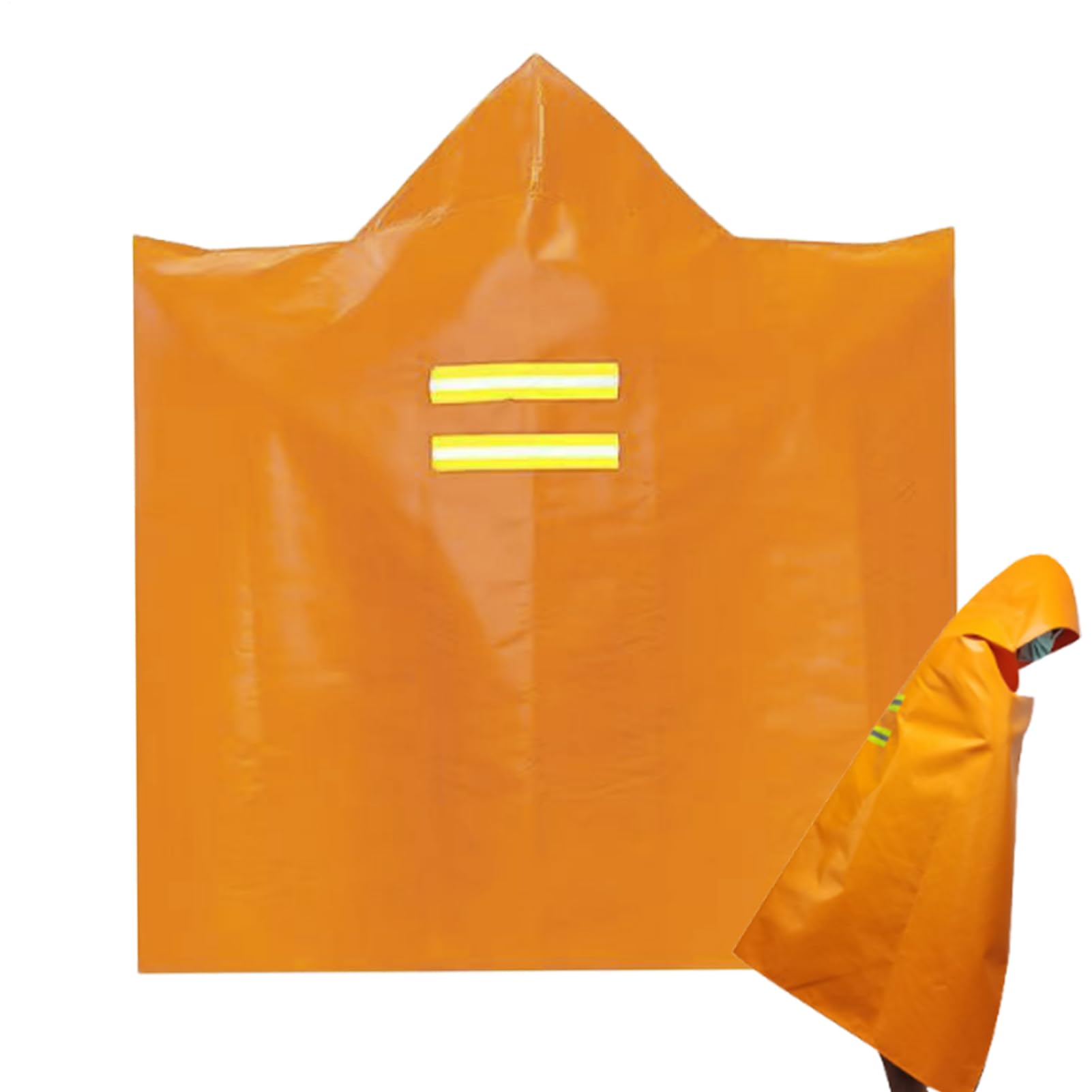 Capa de escape de incendios | Capa con capucha de seguridad resistente a altas temperaturas, capa de escape de incendios para el hogar, coche, hotel, dormitorio, cocina, hombres, mujeres