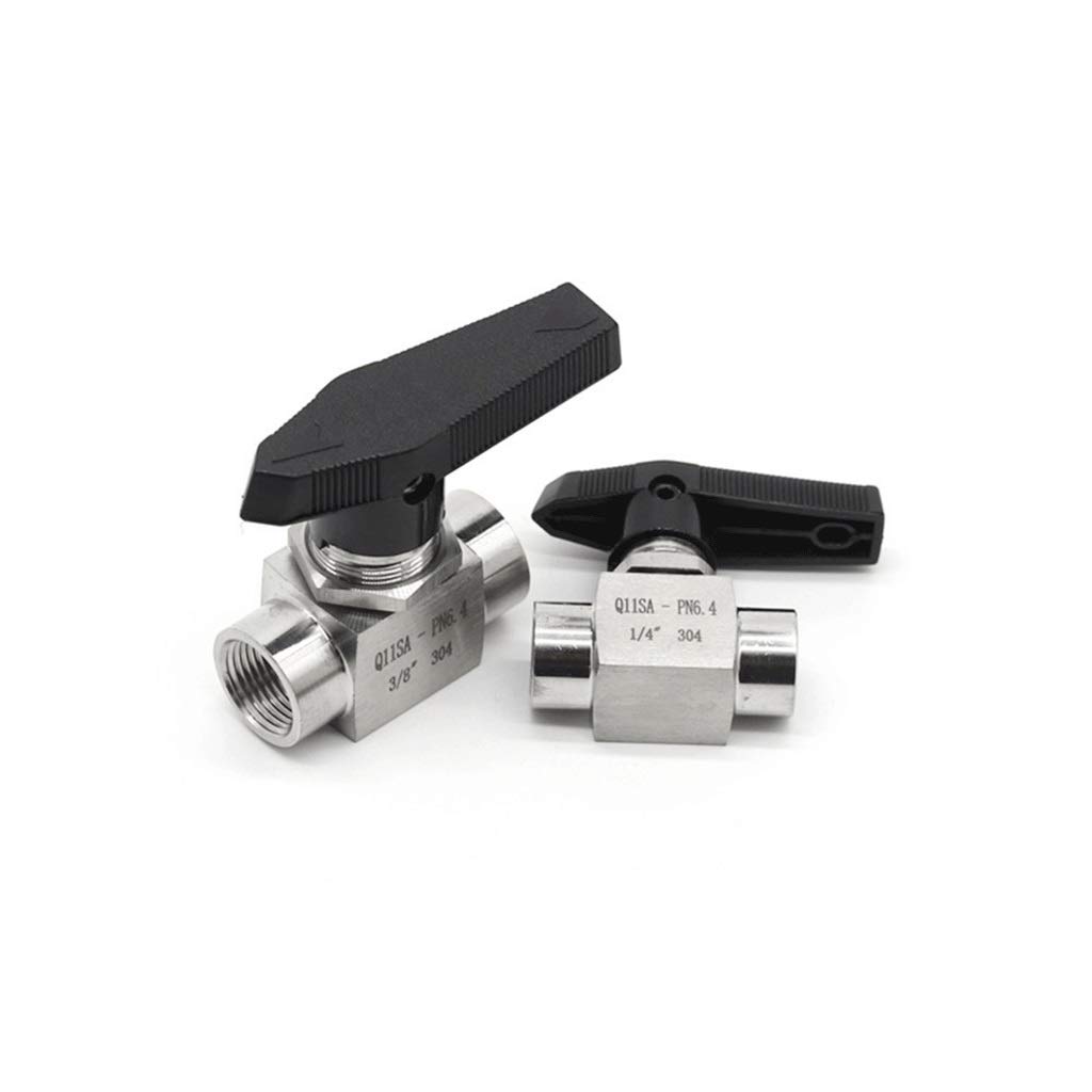 Vanne à bille 2 voies SUS 304 - Tailles 1/8'' à 3/4'' 1 pièce(3/4)