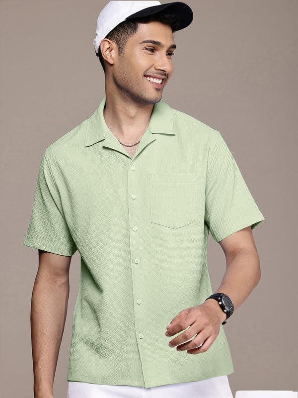 Image of Tee Projekt Fashion Textured Shirts for Men||Regular Fit Casual Shirt for Men||Fancy Shirt