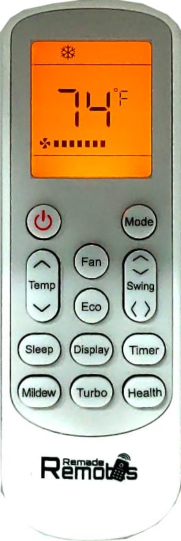 Télécommande AC TCL de remplacement avec écran LCD haute lisibilité - 2