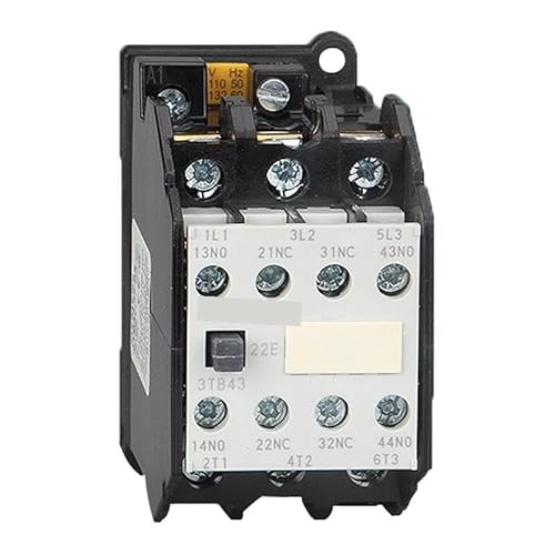 GQSHEIIRU Contactor AC 60Hz 120V AC3 400V 22A 11kW Auxiliary Contacts: 2 Normally Open Contacts + Closed