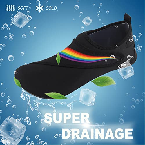 Foto von FELOVE Badeschuhe Wasserschuhe Strandschuhe Surfschuhe Barfuß Schuhe,Breathable Schwimmschuhe Hausschuhe Yoga Schuhe für Wassersport für Damen Herren